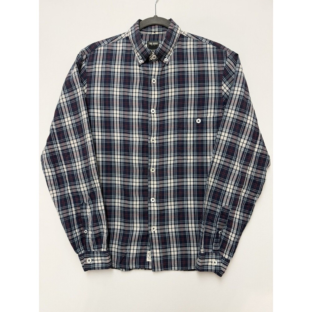 Todd Snyder Shirt Mens Small Blue Plaid Button Down Long Sleeve Preppy Casual